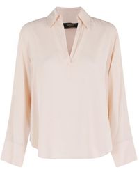 Seventy - V-Neck Long Sleeve Top - Lyst