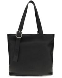 Loewe - Loop Leather Tote Bag - Lyst