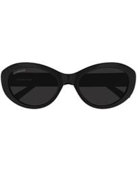 Balenciaga - Eyewear Oval Frame Sunglasses - Lyst