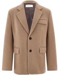 Ferragamo - Ferragamo Jersey Interlock Blazer - Lyst