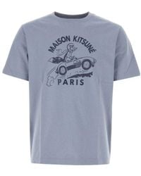 Maison Kitsuné - Racing Fox Cotton T-Shirt - Lyst