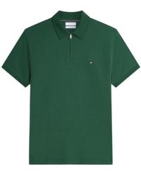 Tommy Hilfiger - Regular Fit Zip Placket Polo Shirt - Lyst
