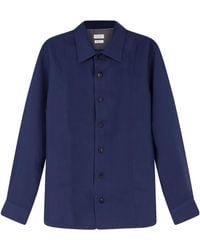 Brunello Cucinelli - Crête Detailed Easy Fit Shirt - Lyst