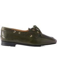 Bally - Pathy Leather Boat Shoes - Lyst