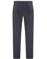 Isabel Marant - High Waist Pinstriped Trousers - Lyst