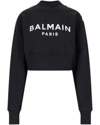 Balmain - Sweatshirt With Logo - Lyst