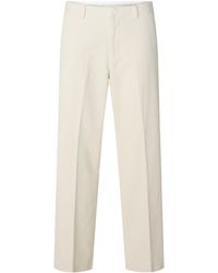 SELECTED - Corduroy Loose-Fit Trousers - Lyst