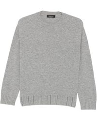 Fabiana Filippi - Bead-Embellished Ribbed-Trim Sweater - Lyst