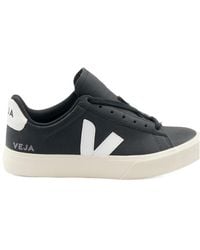 Veja - Campo Leather Low-Top Sneakers - Lyst