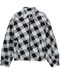 Adererror - Check Zipper Casual Jacket - Lyst