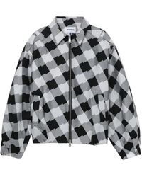 Adererror - Check Zipper Casual Jacket - Lyst