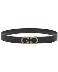 Ferragamo - Ferragamo Logo Engraved Buckled Belt - Lyst