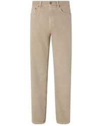 ZEGNA - Light Taupe Cotton Roccia Pants - Lyst