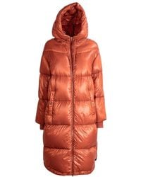 Herno - Quilted Hooded Drawstring Down Coat - Lyst