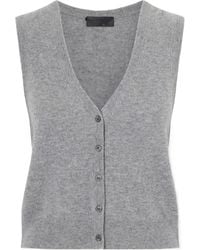 Nili Lotan - Porter Cashmere Sweater Vest - Lyst