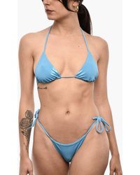 DSquared² - Glitter Triangle Bikini Top - Lyst