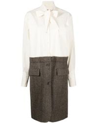 Uma Wang - Long-Sleeve Shirt Midi Dress - Lyst