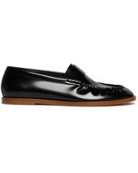 The Row - Patent Leather Loafers - Lyst