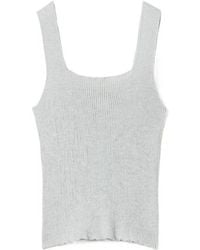 Twinset - Ribbed-Knit Tank Top - Lyst
