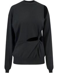 Sportmax - Cut-Out Crewnek Jumper - Lyst