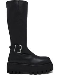McQueen - Sofa Knee-High Buckle Platform Boots - Lyst
