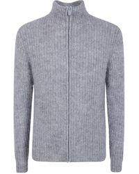 Aspesi - Long-Sleeved Zipped Cardigan - Lyst