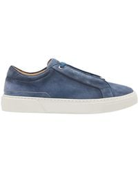 BOSS - Gary Suede Low-Top Sneakers - Lyst