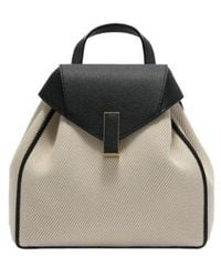 Valextra - Iside Textured Canvas Backpack Mini - Lyst