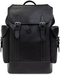 COACH - Hitch Backpack In Natural Full-grain Leather - Lyst