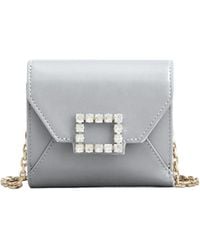 Roger Vivier - Gem-Embellished Chain Wallet - Lyst
