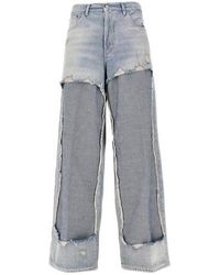 Haikure - Bethany Patchwork Wide-Leg Jeans - Lyst