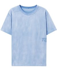 T By Alexander Wang - Puff Logo Jersey T-Shirt - Lyst
