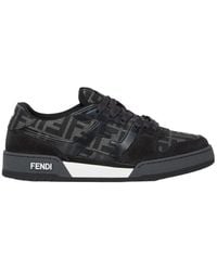 Fendi - Ff Jacquard Low-Top Sneakers - Lyst