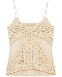 Ulla Johnson - Mollie Crochet-Knit Top - Lyst