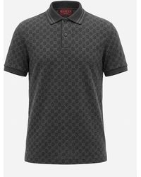 Gucci - Gg Cotton Piquet Jacquard Polo Shirt - Lyst