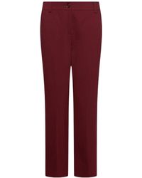 Marella - Casual Trousers With Belt Loops - Lyst