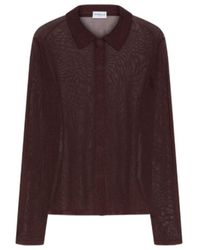 Marella - Viscose And Lurex Shirt - Lyst