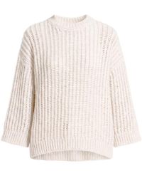 Peserico - Long-Sleeved Crewneck Jumper - Lyst