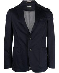 BOSS - V-Neck Classic Blazer - Lyst