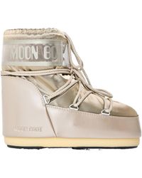 Moon Boot - Icon Low Glance Satin Boots - Lyst