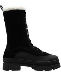 Jimmy Choo - Aldea Lace-Up Suede Boots - Lyst