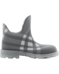 Burberry - Marsh Vintage-Check Mesh Pull-On Boots - Lyst