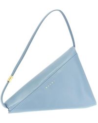 Marni - Prisma Logo Embossed Shoulder Bag - Lyst