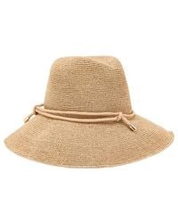 Emporio Armani - Woven Wide Brim Hat - Lyst