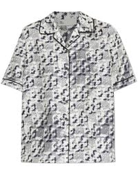 Tory Burch - Silk Shirt With Short Sleeves - Lyst