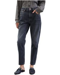 Brunello Cucinelli - Straight-Leg Cropped Jeans - Lyst