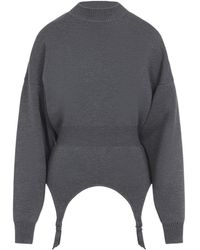 Jean Paul Gaultier - Mock-Neck Long-Sleeve Pullover - Lyst