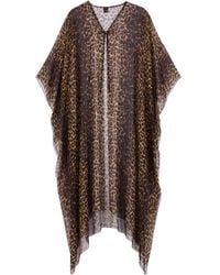 Saint Laurent - Leopard Printed Kaftan - Lyst