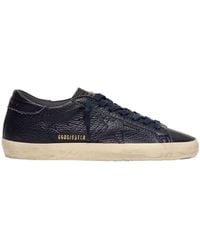 Golden Goose - Super-Star Leather Sneakers - Lyst