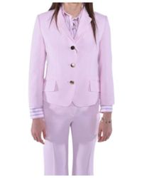 Max Mara - Studio Single-Breasted Belted Jacket - Lyst